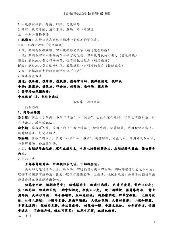 中医骨伤科学